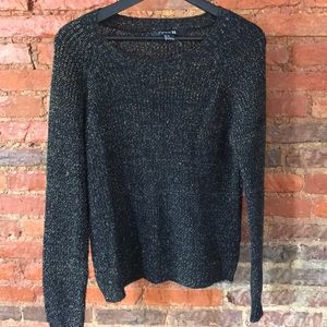 Gold and black sweater